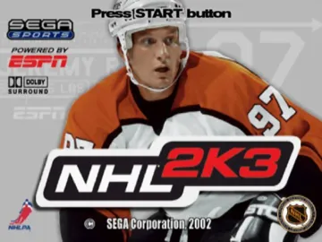 NHL 2K3 screen shot title